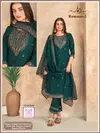 Mayur Roman Silk Embroidery Kurti With Bottom Dupatta Catalog
